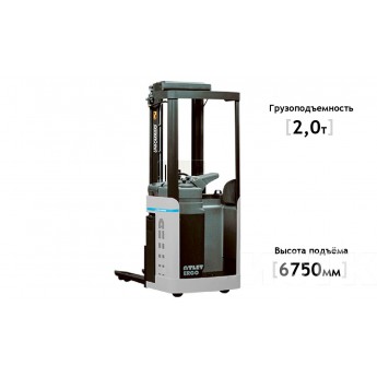 Электроштабелер UNICARRIERS AJN 200 / ASN 200 2000кг 6750мм