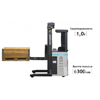 Электроштабелер UNICARRIERS XTF-XJN 100 / XTF-XSN 100 6300 мм 1000 кг